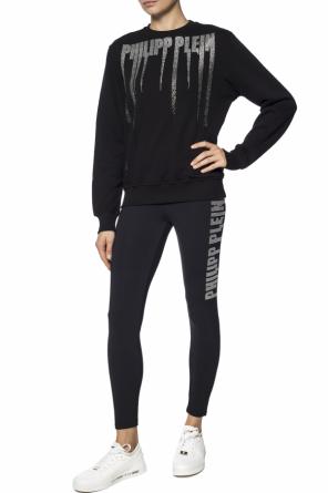 Sweatshirt with a logo studded with stones, zdjęcie 2 Sweatshirt with a logo studded with stones od Philipp Plein